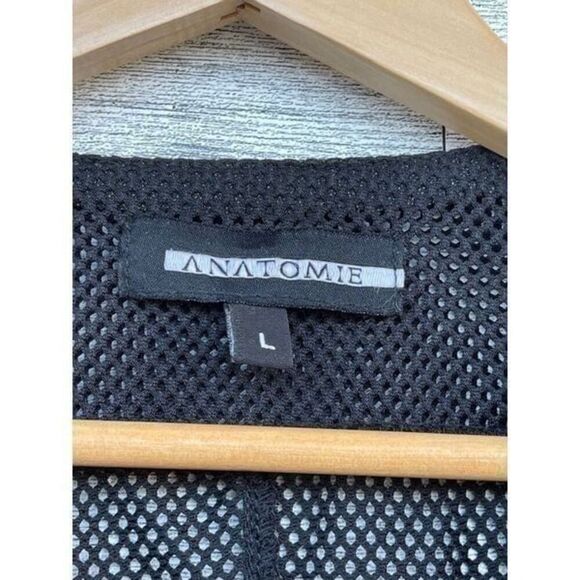 ANATOMIE  black mesh motto jacket size large - Picture 3 of 8